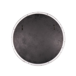 Franco Round Wall Mirror-Silver