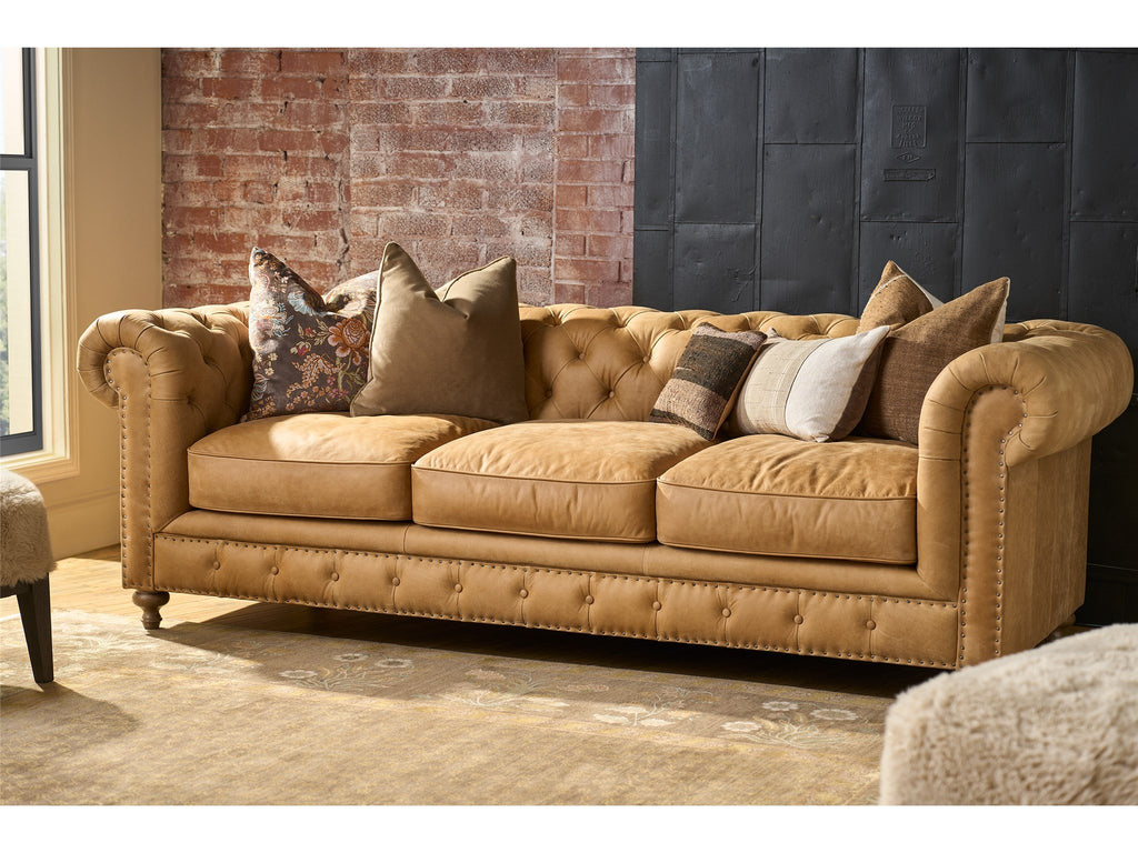 Berkeley Sofa, Winchester Sandstone Leather