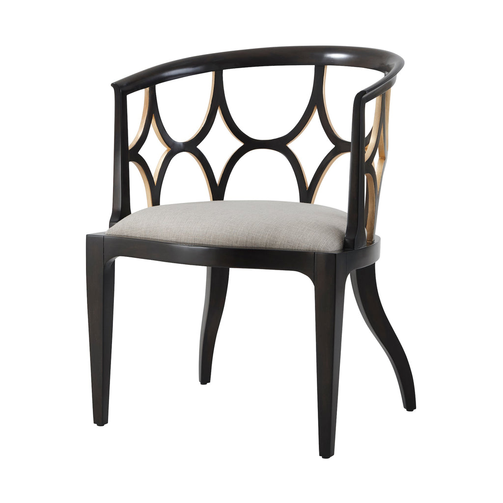 Ebonised Connaught Accent Chair