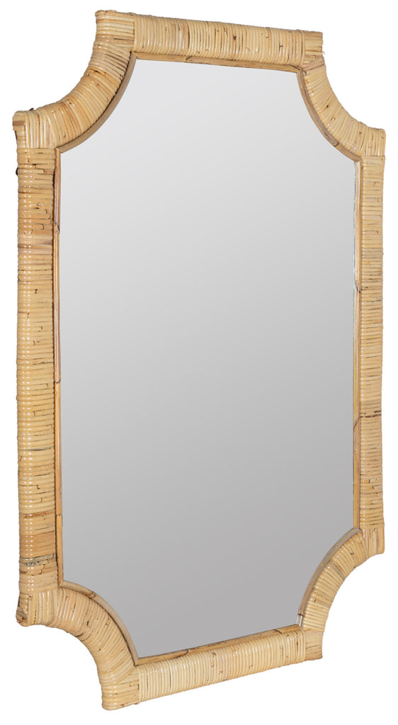 Lina Rattan Wall Mirror