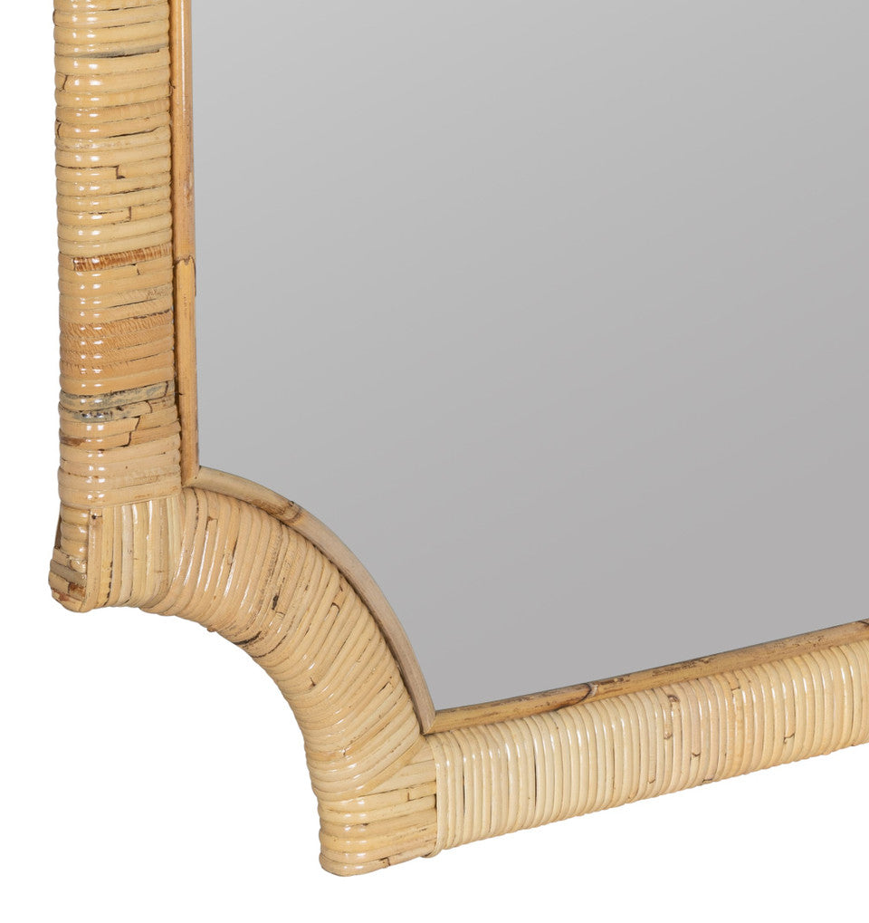 Lina Rattan Wall Mirror