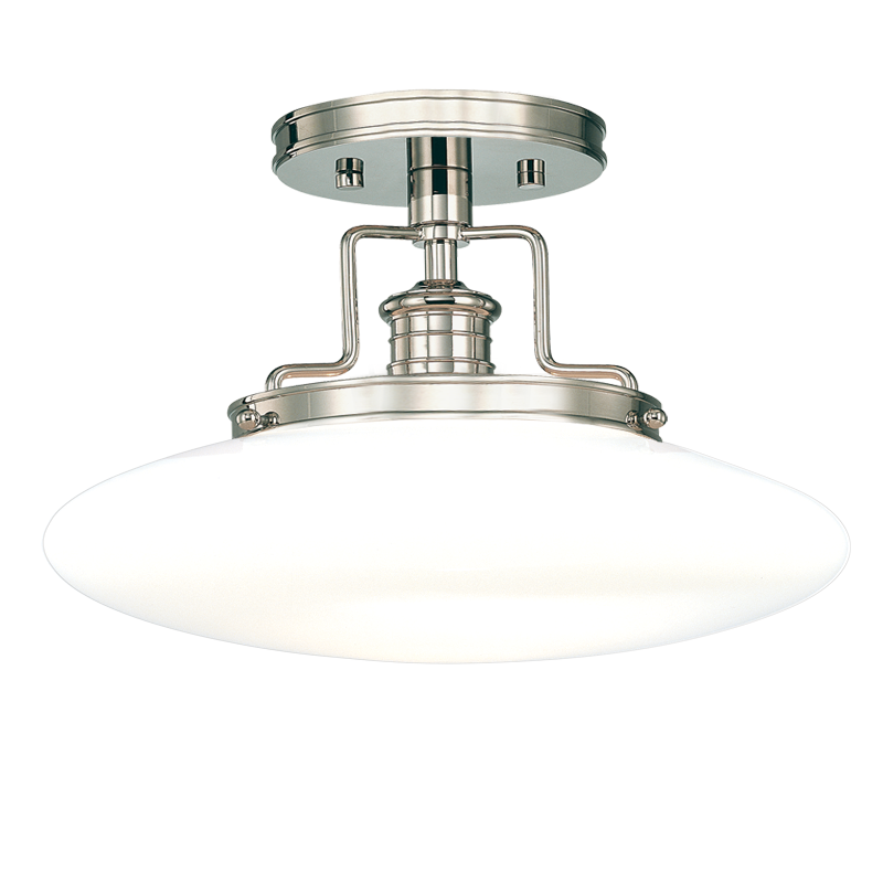 Beacon Semi Flush 15" - Polished Nickel