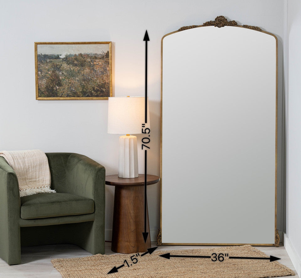 Adeline Floor Ornate Mirror