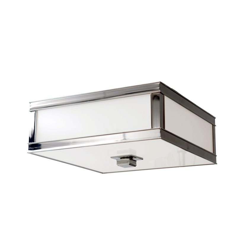 Preston Flush Mount 10" - Polished Nickel