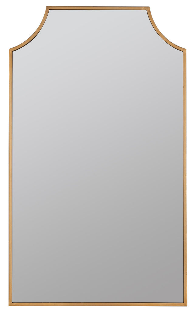 Simone Gold Medicine Cabinet, Recess Mount Mirror