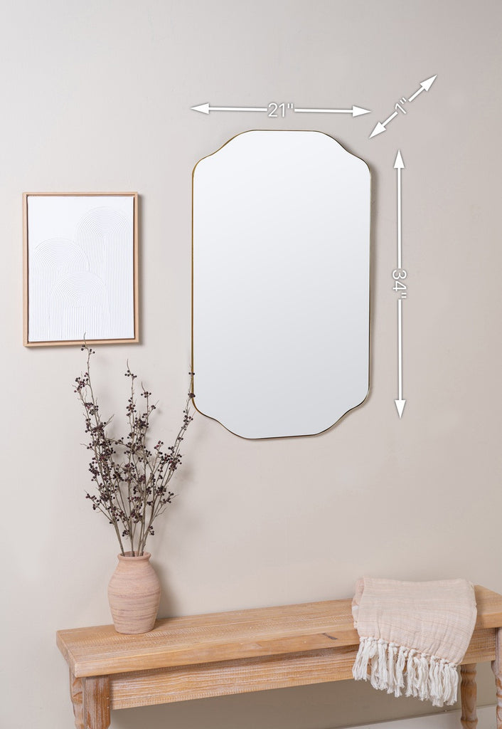 Henry Gold Wall Mirror