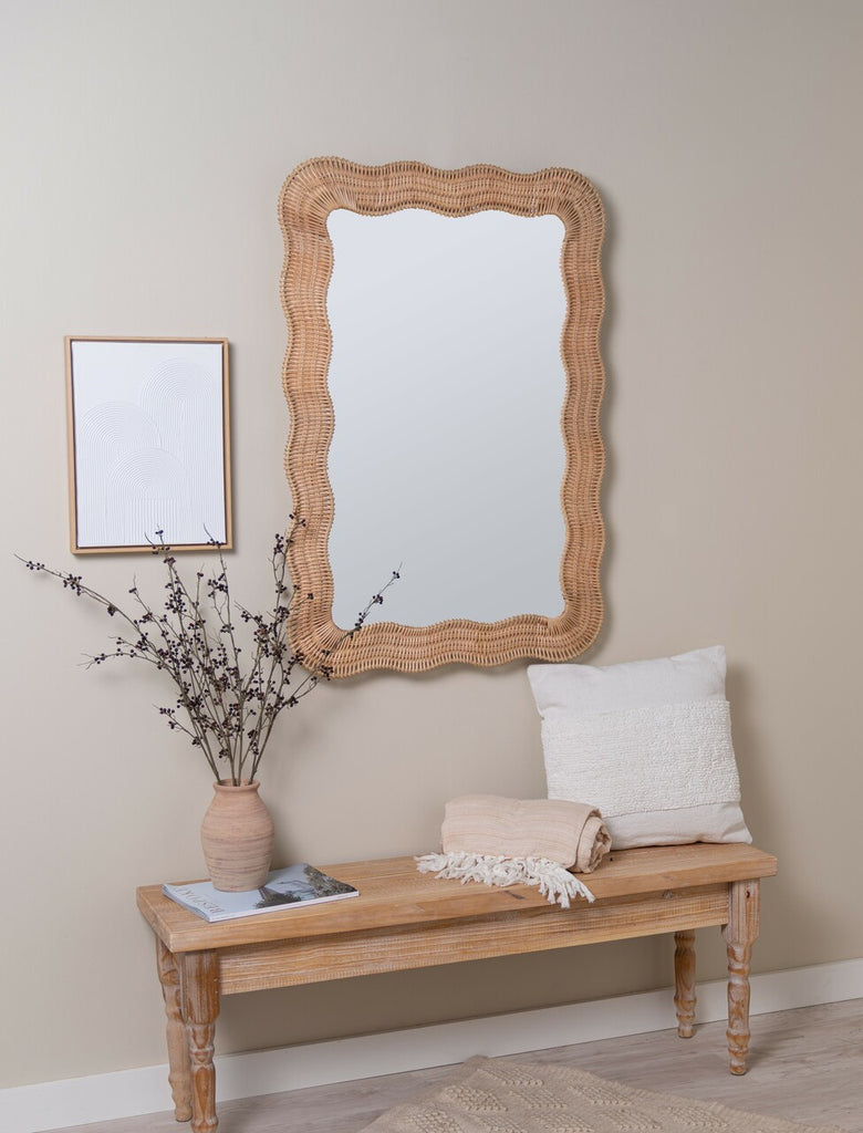 X Erin Gates Scalloped Linden Mirror