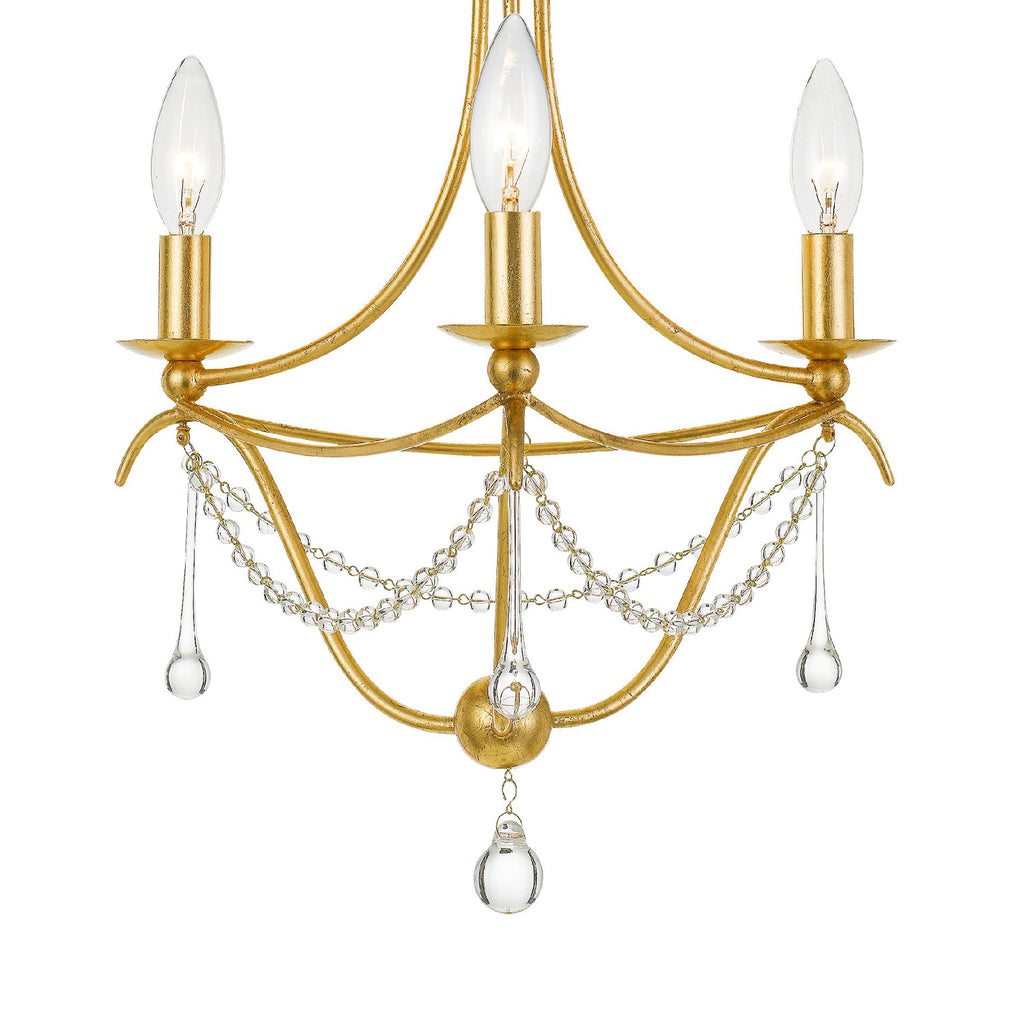 Metro 3 Light Mini Chandelier