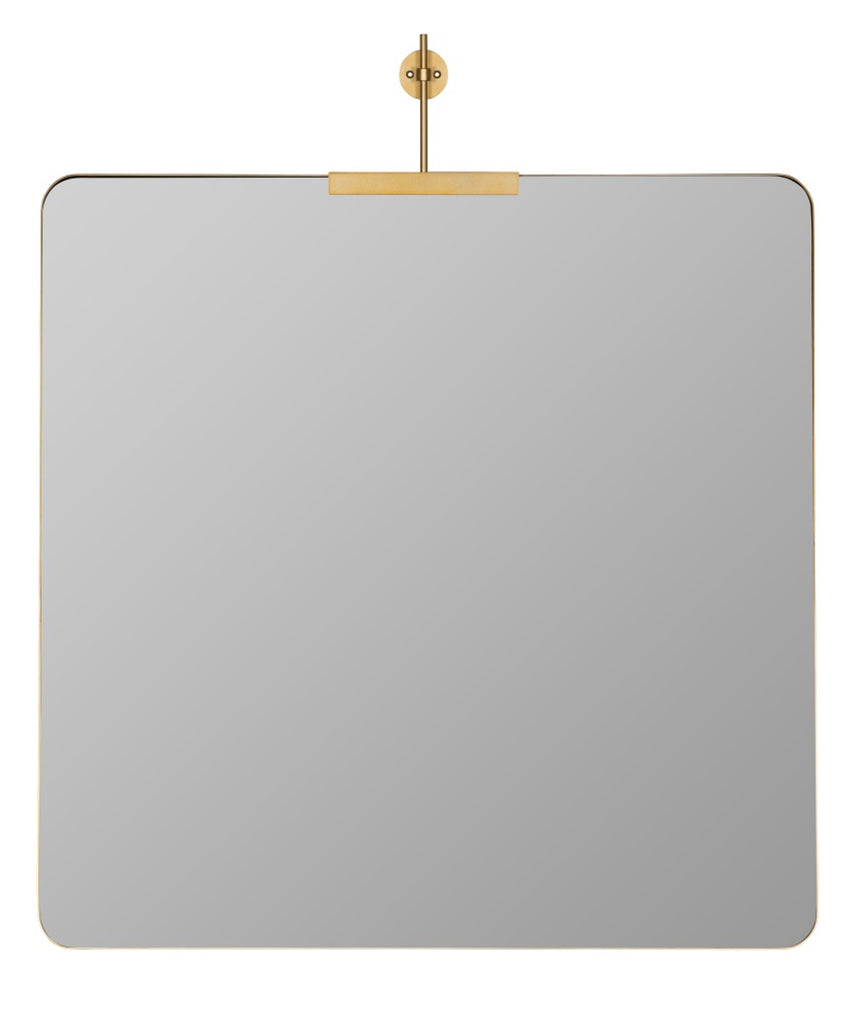 Frida Gold Square Wall Mirror