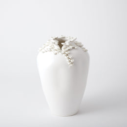 Cascading Reef Vase : Cascading Reef Vase (Tall / White)