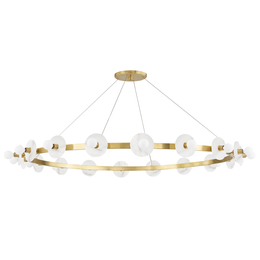 Austen Chandelier 24" - Aged Brass