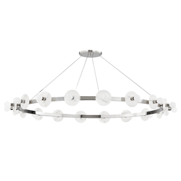 Austen Chandelier 24" - Polished Nickel