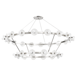 Austen Chandelier 36" - Polished Nickel