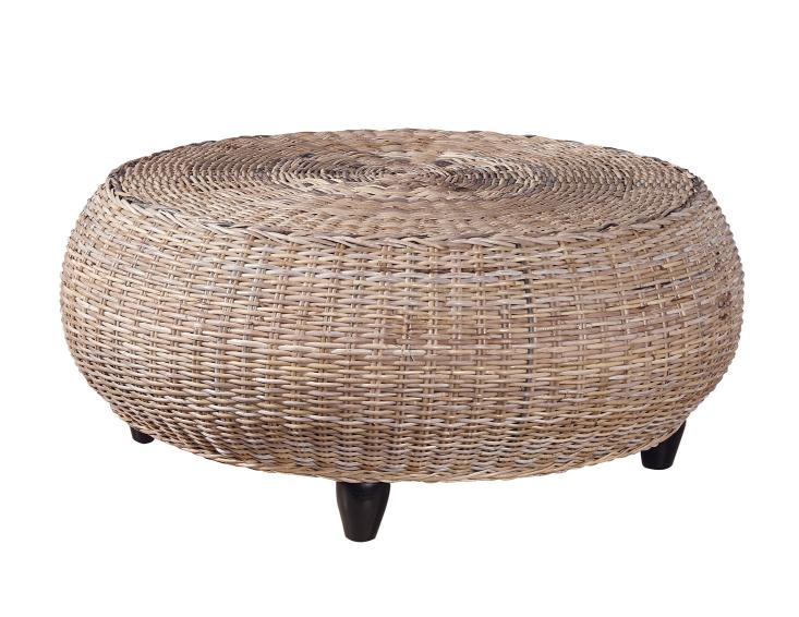 Woven Kubu Mandalay Ottoman