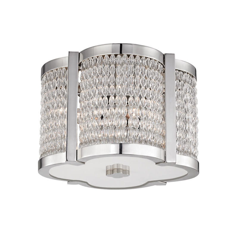 Ballston Flush Mount 8" - Polished Nickel