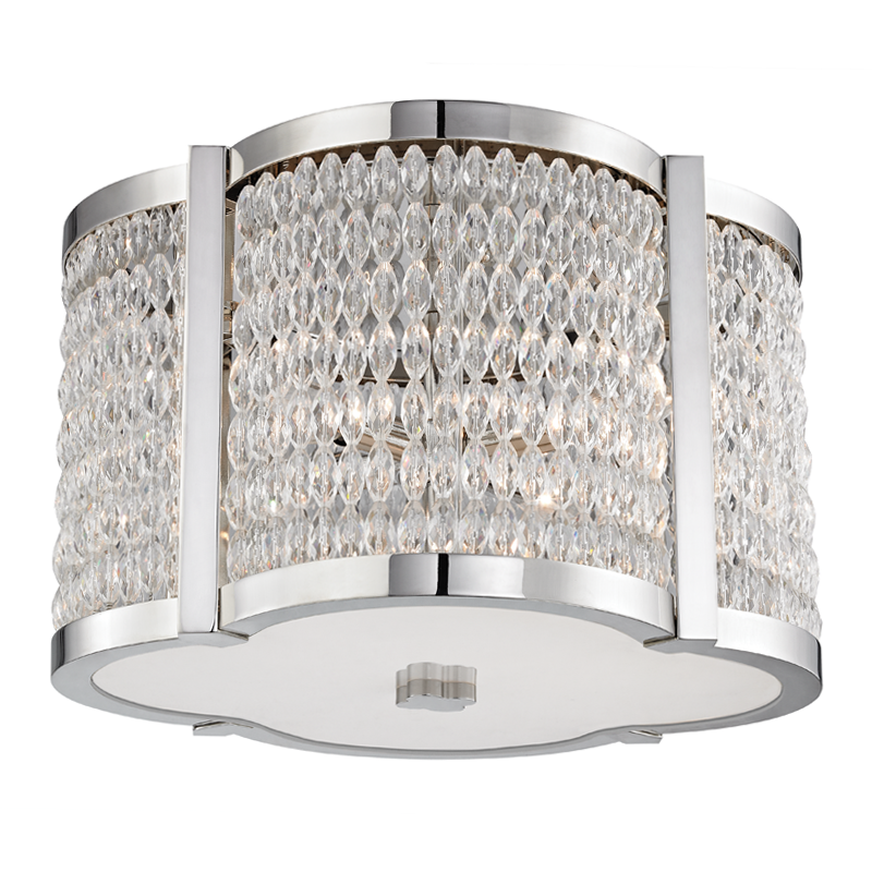 Ballston Flush Mount 9" - Polished Nickel