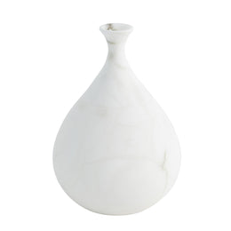 Alabaster Teardrop Vase