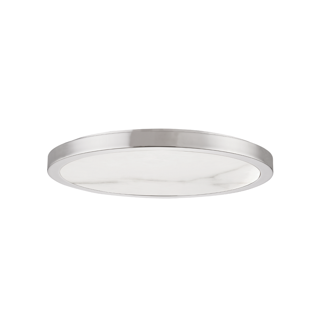 Woodhaven Flush Mount 18" - Polished Nickel