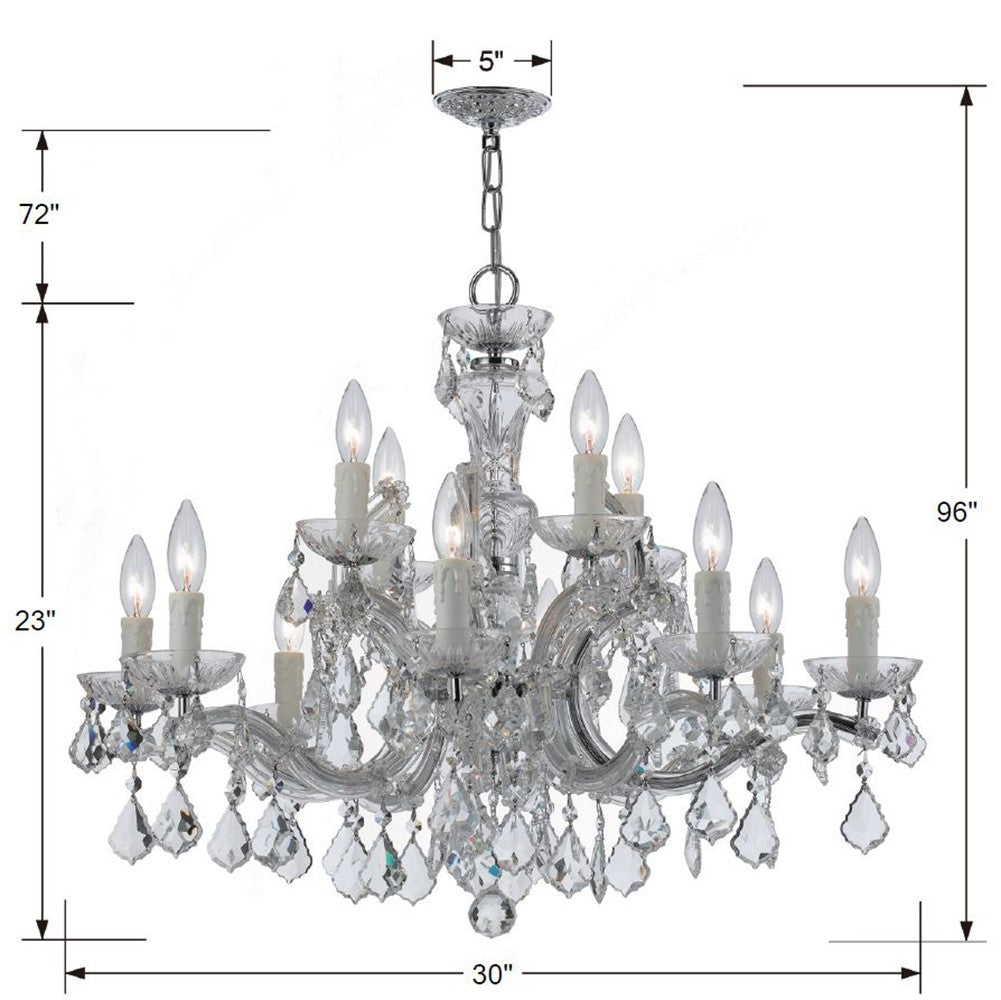 Maria Theresa 12 Light Chandelier