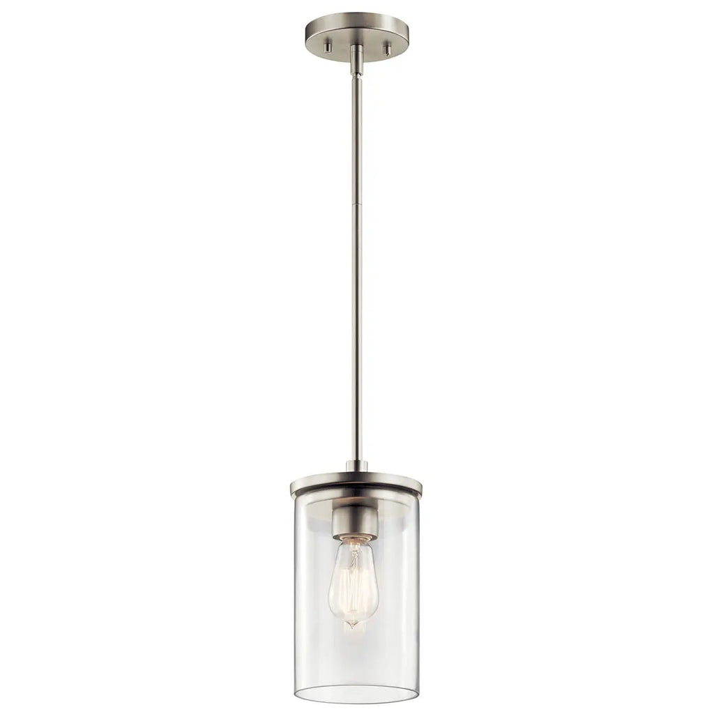 Crosby Pendant, Brushed Nickel