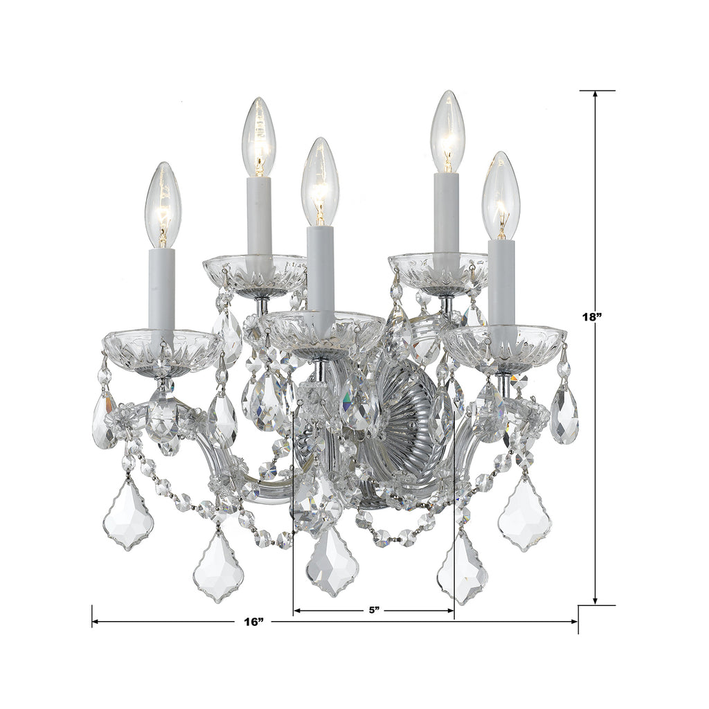 Maria Theresa 5 Light Sconce