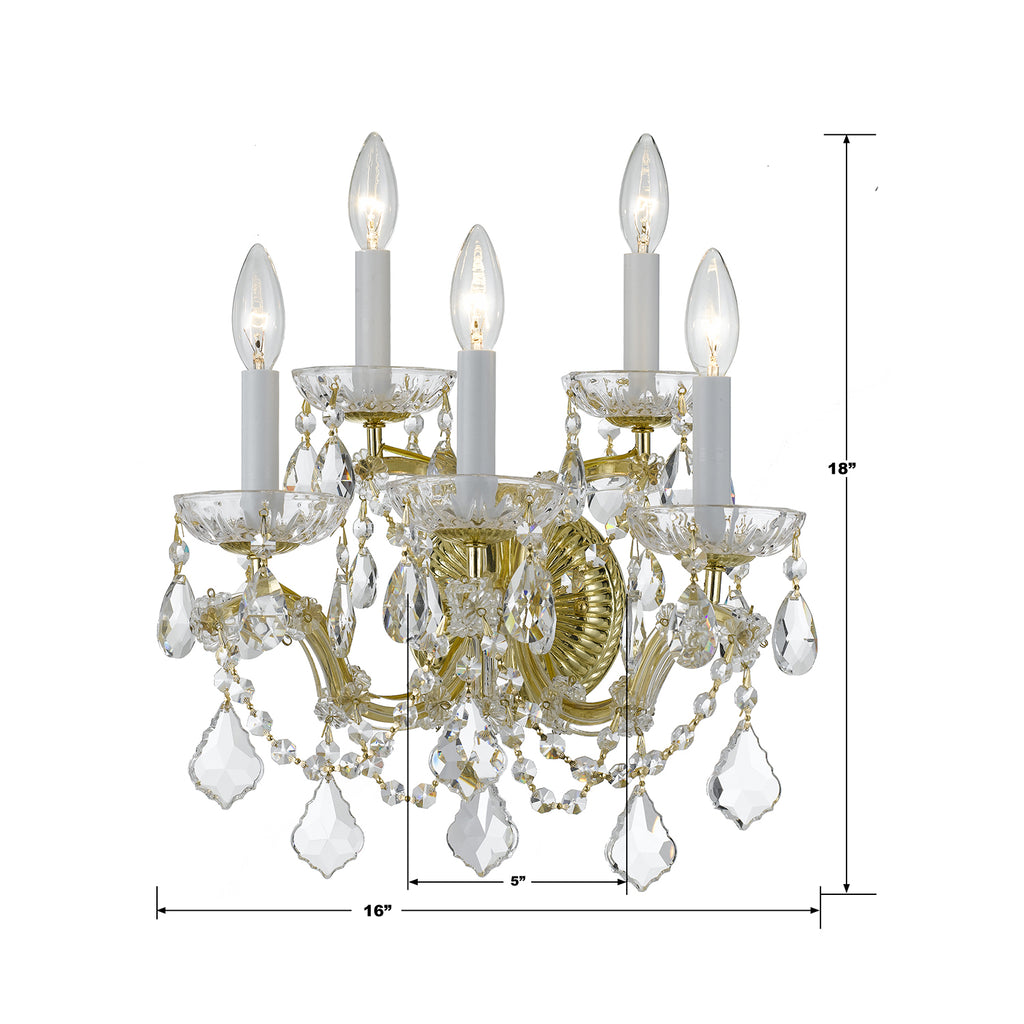 Maria Theresa 5 Light Sconce