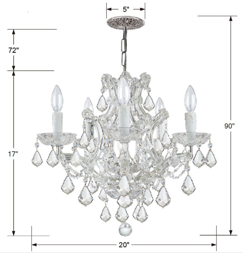 Maria Theresa 6 Light Chandelier