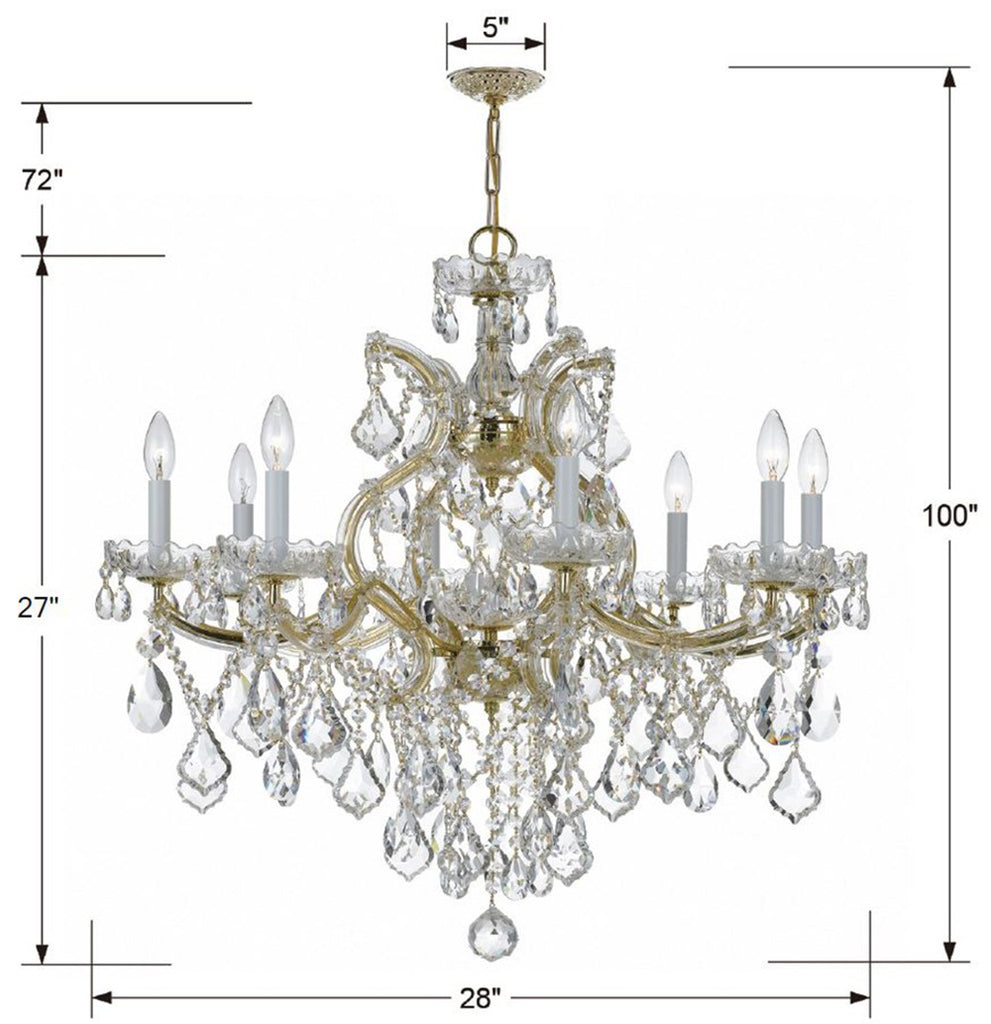 Maria Theresa 9 Light Chandelier