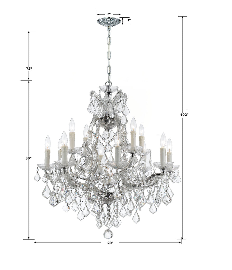 Maria Theresa 13 Light Chandelier