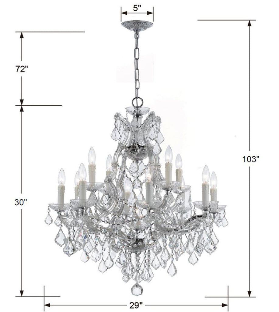 Maria Theresa 13 Light Chandelier