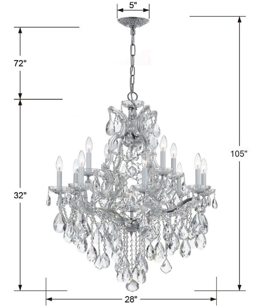 Maria Theresa 13 Light Chandelier