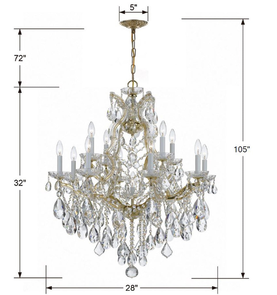 Maria Theresa 13 Light Chandelier