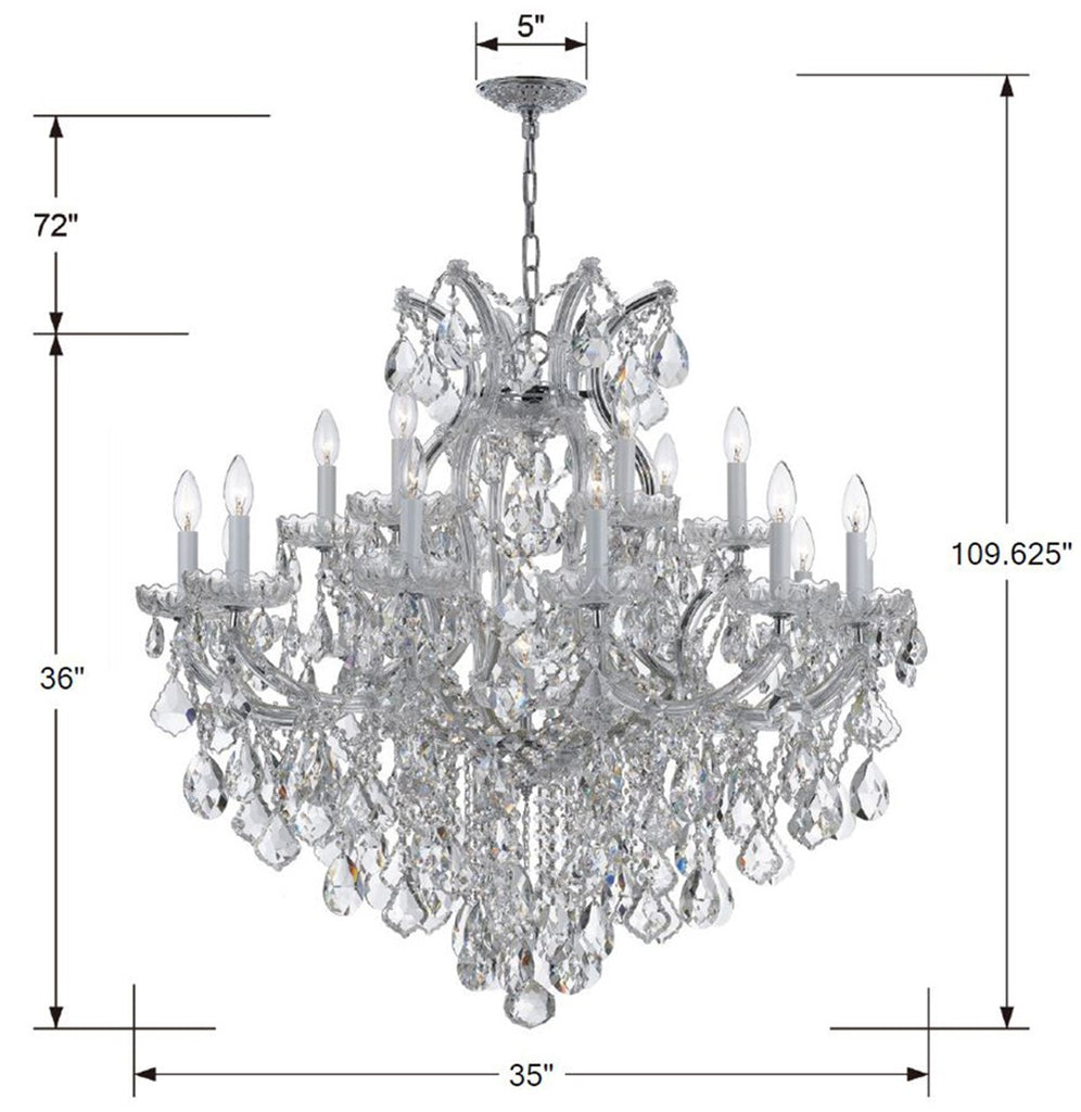 Maria Theresa 19 Light Chandelier