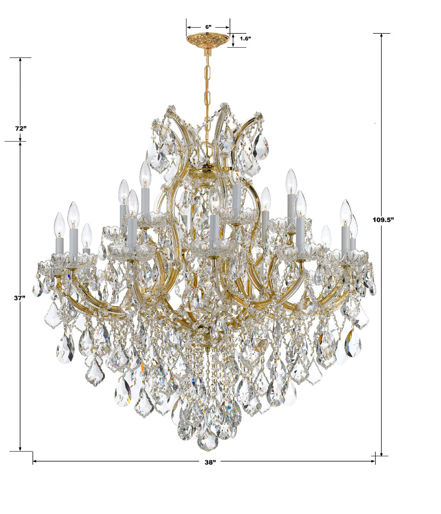 Maria Theresa 19 Light Chandelier