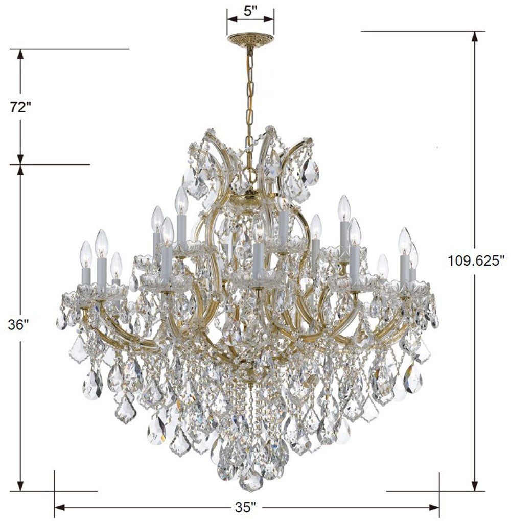 Maria Theresa 19 Light Chandelier