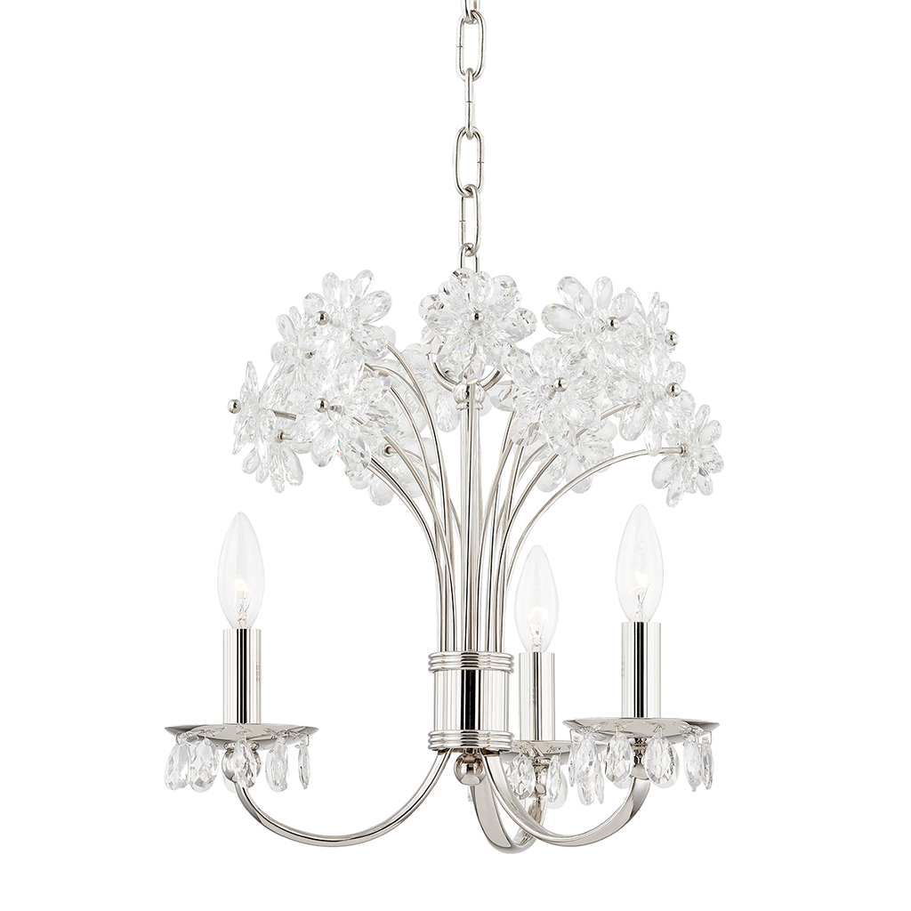 Beaumont Chandelier 14" - Polished Nickel