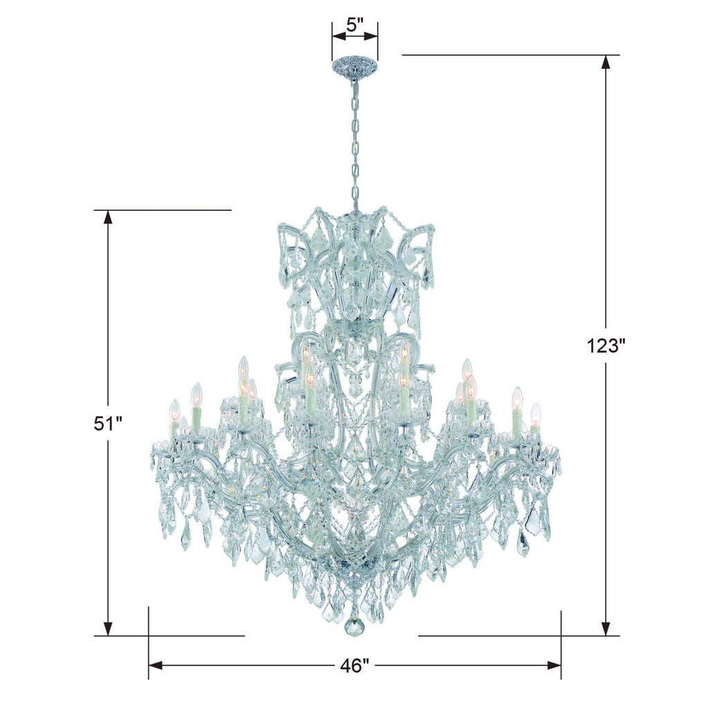 Maria Theresa 25 Light Chandelier