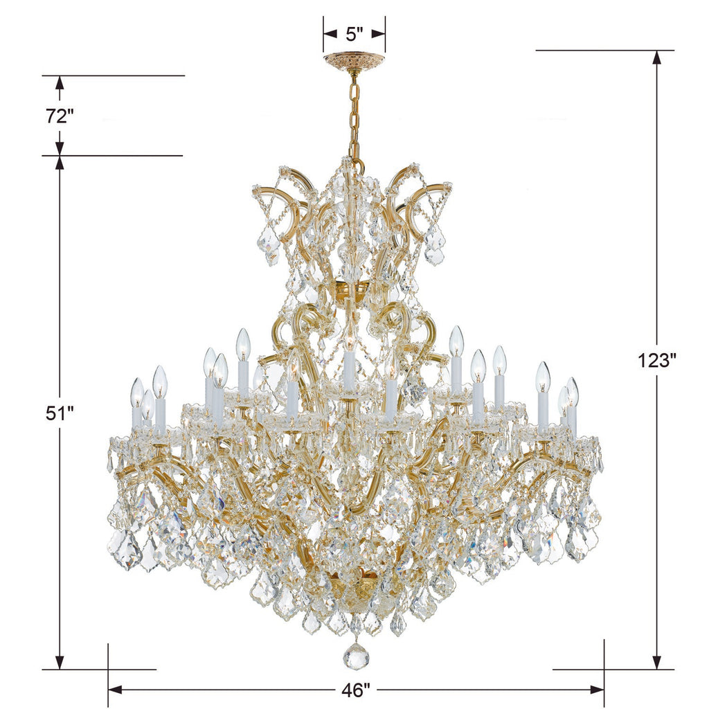 Maria Theresa 25 Light Chandelier