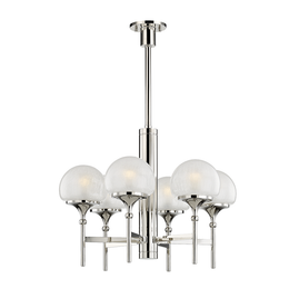 Salem Chandelier 24" - Polished Nickel