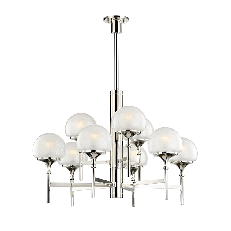 Salem Chandelier 28" - Polished Nickel