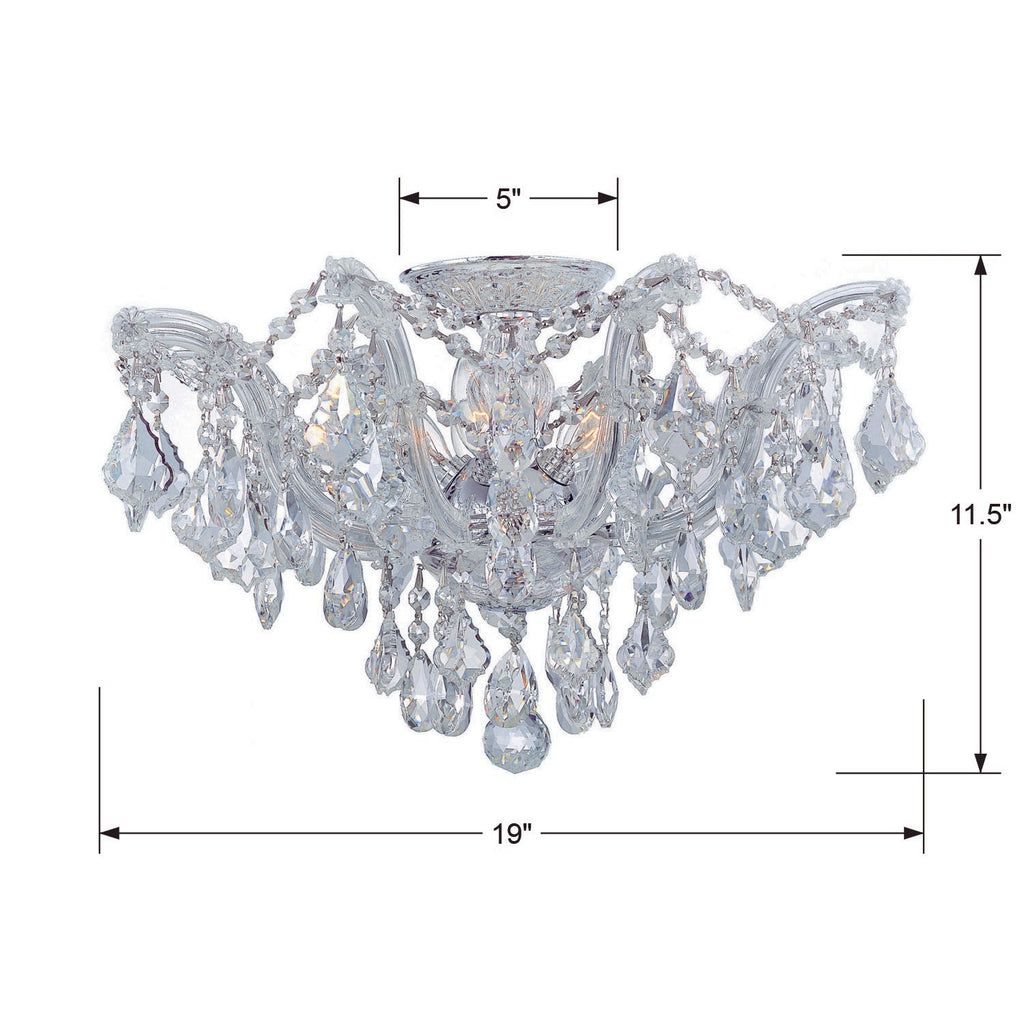 Maria Theresa 5 Light Semi Flush