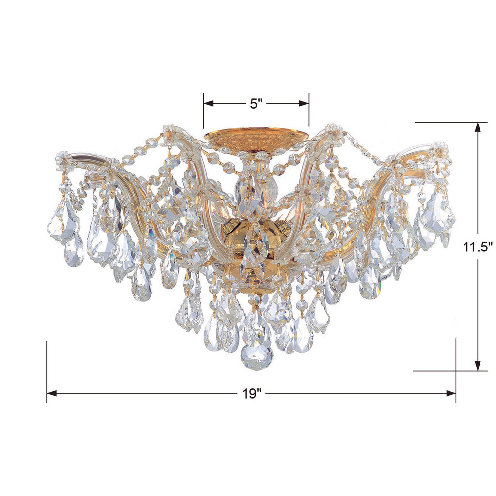 Maria Theresa 5 Light Semi Flush