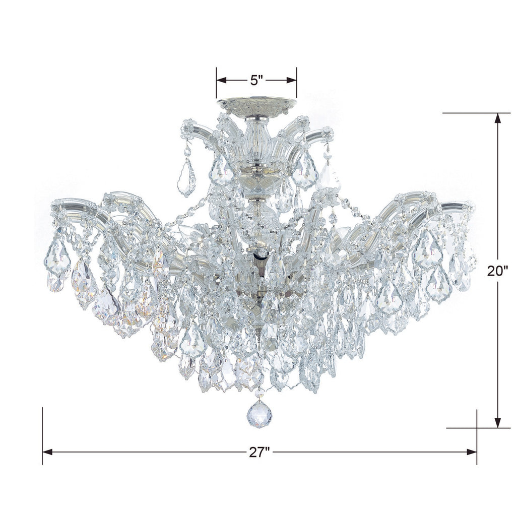 Maria Theresa 6 Light Semi Flush