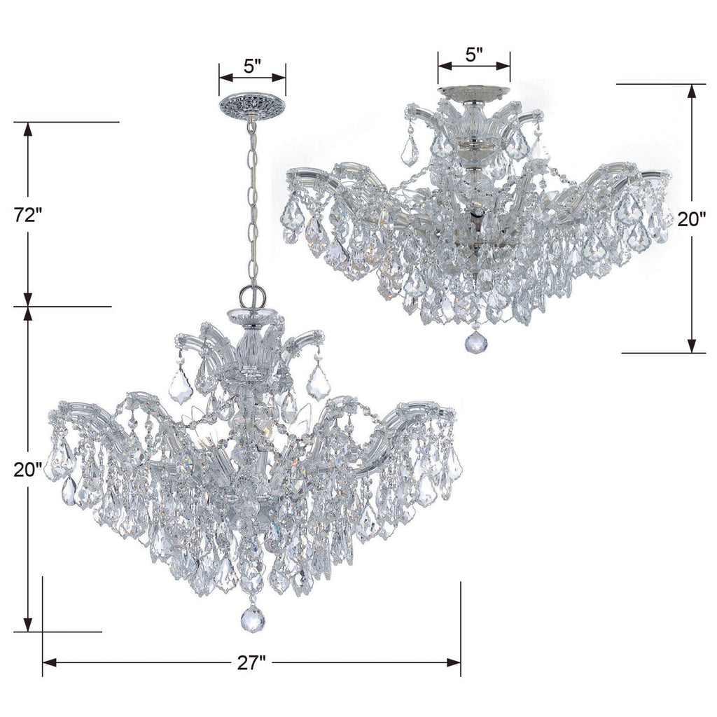 Maria Theresa 6 Light Chandelier