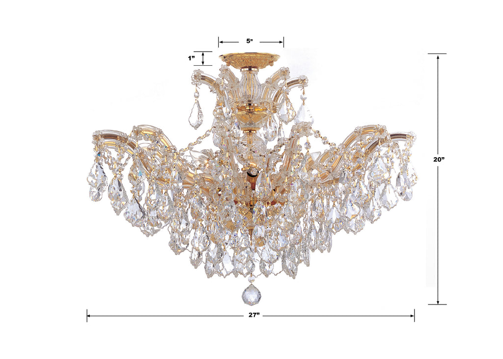 Maria Theresa 6 Light Semi Flush