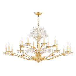 Beaumont Chandelier 23" - Aged Brass