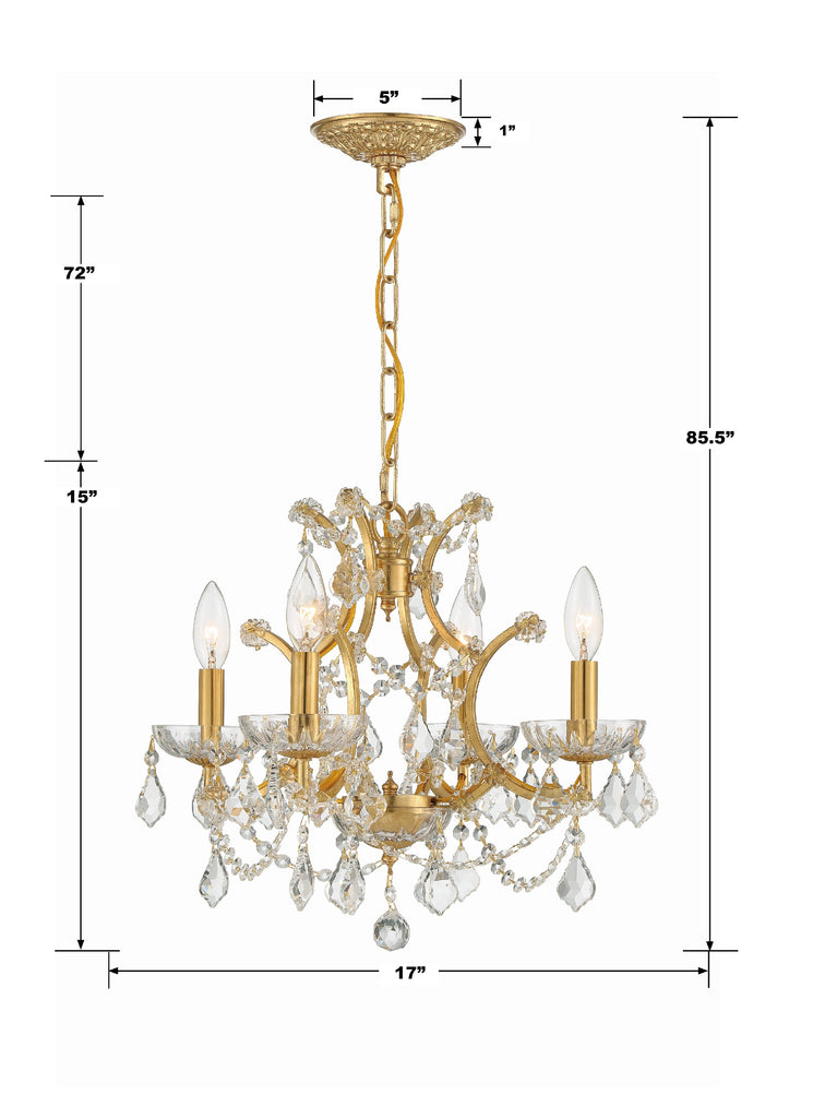 Filmore 4 Light Mini Chandelier