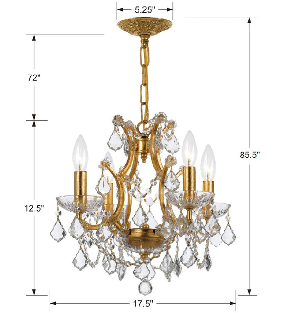 Filmore 4 Light Mini Chandelier