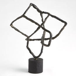 Tangled Sculpture, Bronze