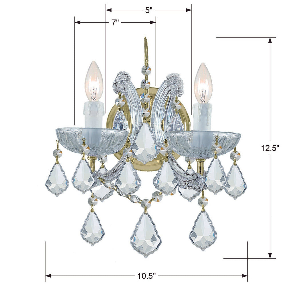 Maria Theresa 2 Light Sconce